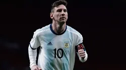 Messi en su vuelta a la Selección Argentina. (Getty)