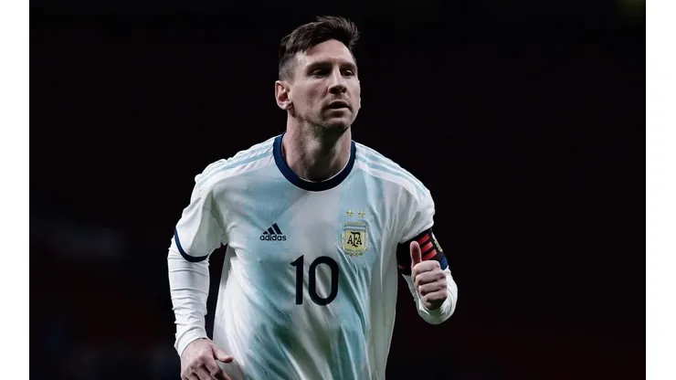 Messi en su vuelta a la Selección Argentina. (Getty)