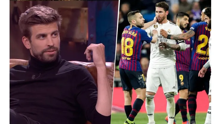 Piqué y un trolleo al Real Madrid.