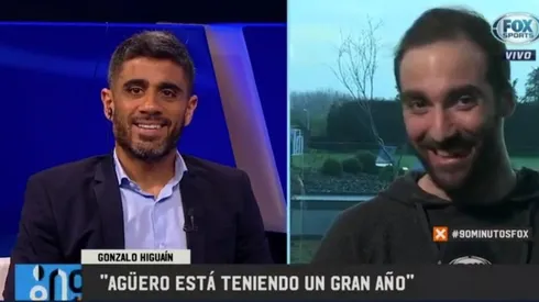 Le mencionaron la vuelta a River, Higuaín sonrió de oreja a oreja y dejó las puertas abiertas