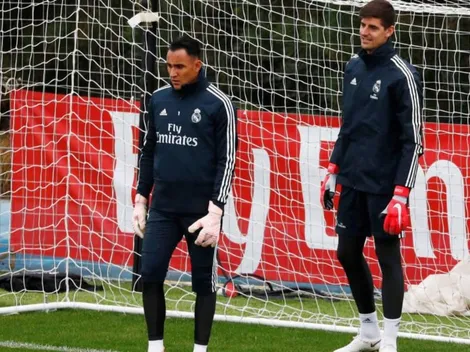 Courtois reveló cuál es su relación con Keylor Navas