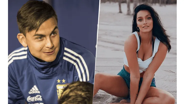 Foto de Oriana con Paulo Dybala.