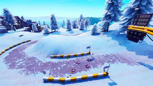 Como completar una vuelta en la pista de carreras de Aldehuela Alegre de Fortnite - Desafíos Semanales