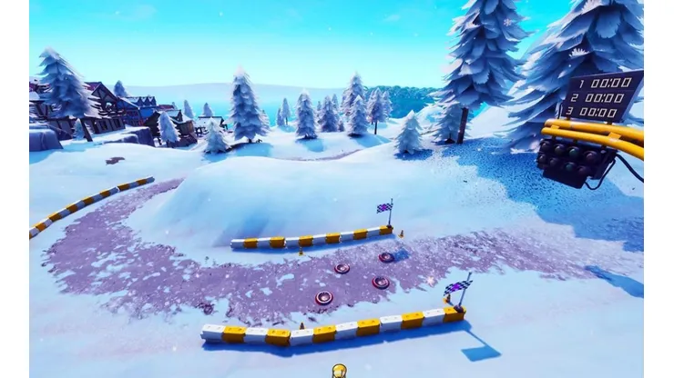 Como completar una vuelta en la pista de carreras de Aldehuela Alegre de Fortnite - Desafíos Semanales