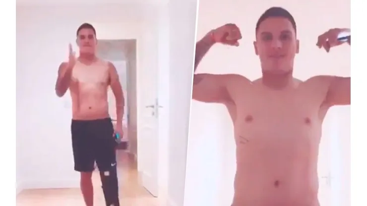 Quintero, feliz sin las muletas.