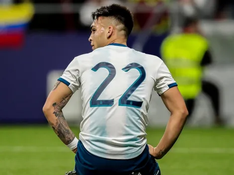 Este se lesionó de verdad: Lautaro Martinez terminó con una contractura tras matarse por Argentina