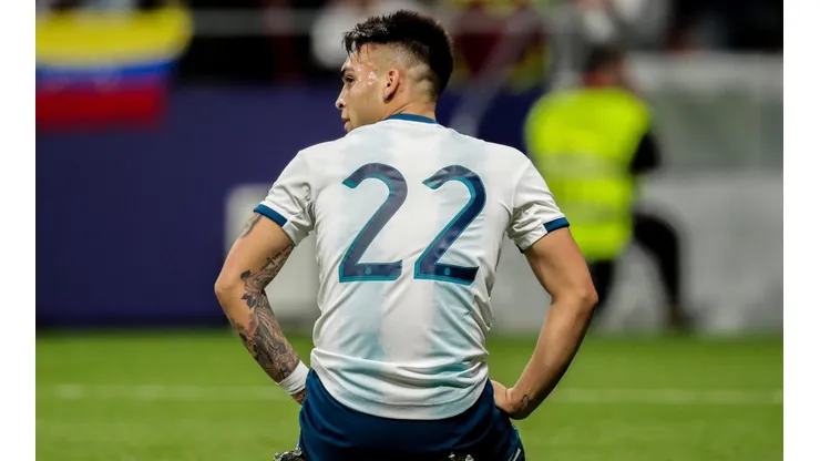 Este se lesionó de verdad: Lautaro Martinez terminó con una contractura tras matarse por Argentina