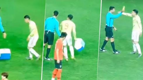 Video: el momento de furia de Falcao frente a Corea que le costó la tarjeta amarilla