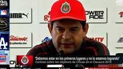 Cardozo no quiere un cuarto torneo consecutivo fuera de la liguilla: "Solamente depende de nosotros"