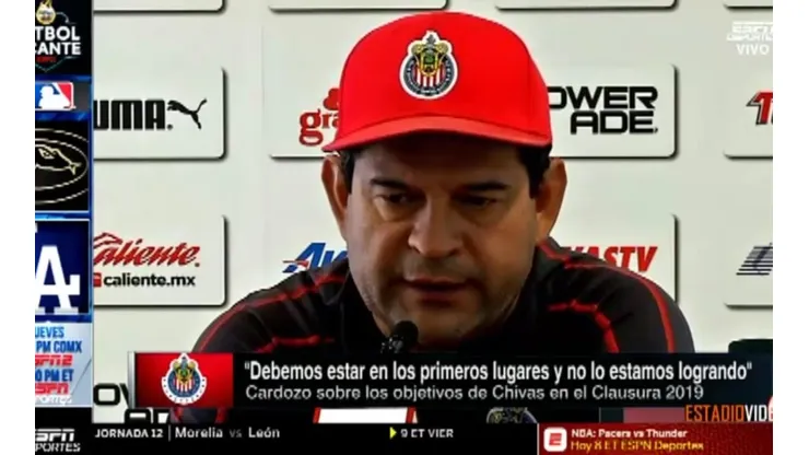 Cardozo no quiere un cuarto torneo consecutivo fuera de la liguilla: "Solamente depende de nosotros"