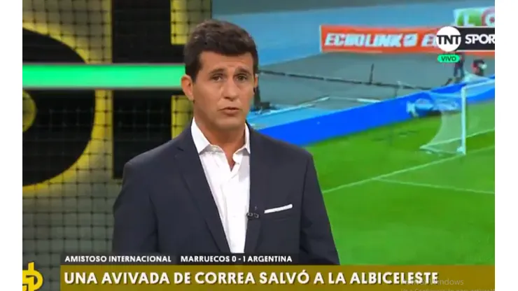 Foto de Hernán Castillo, periodista de TNT Sports.