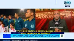 En Fox Sports contaron cómo cambió Scaloni desde que se fue Messi