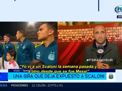 En Fox Sports contaron cómo cambió Scaloni desde que se fue Messi