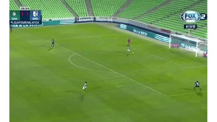 Santos Laguna Femenil le ganó a Querétaro gracias a un terrible blooper