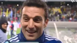 Apenas terminó el partido, Scaloni les respondió a los periodistas