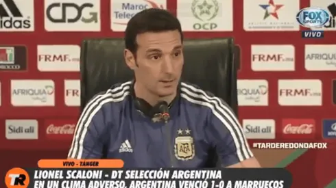 Scaloni contó cuál fue uno de los jugadores más lo sorprendió ante Marruecos