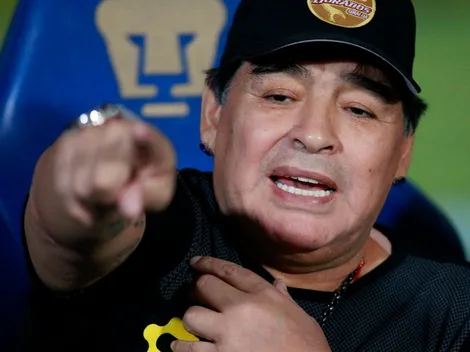 La foto viral que publicó Maradona en Instagram para probar que jugó contra los mejores