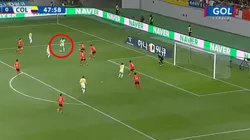 Gol de Colombia: Luis Díaz no paró de insistir y sacó un remate a lo Quintero