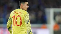 Foto de James Rodríguez, jugador de Colombia.