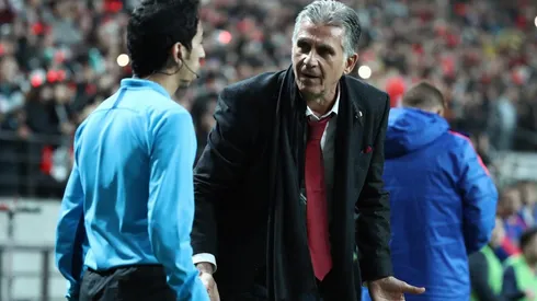 Foto de Carlos Queiroz, entrenador de Colombia.