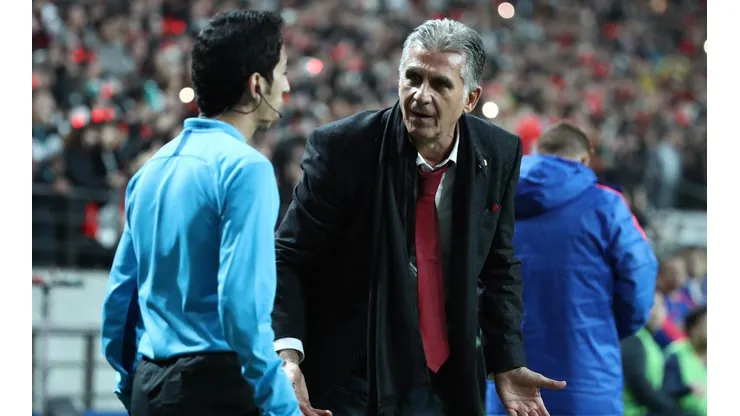 Foto de Carlos Queiroz, entrenador de Colombia.