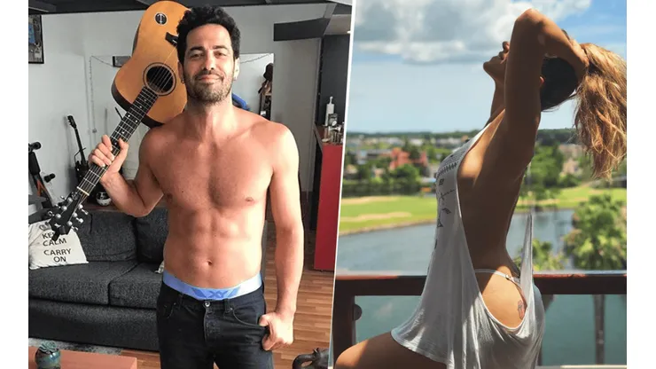 Foto de Jimena Baron con su novio.