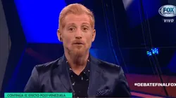 Foto de Martín Liberman en su programa de Fox Sports.