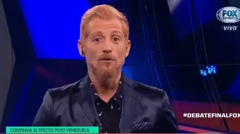 Foto de Martín Liberman en su programa de Fox Sports.