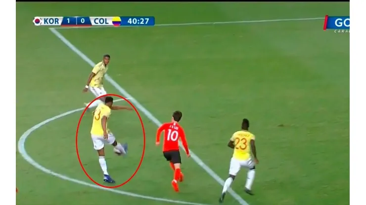 Video: así fue el momento de la lesión de Yerry Mina
