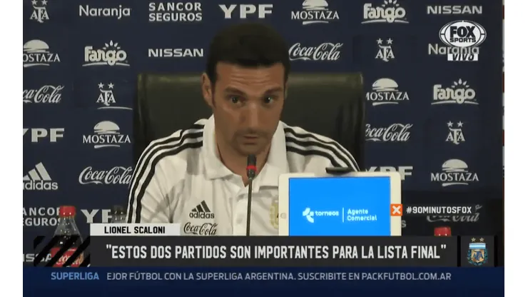 Scaloni reveló que tan lejos está de terminar de armar la lista de Argentina para la Copa América