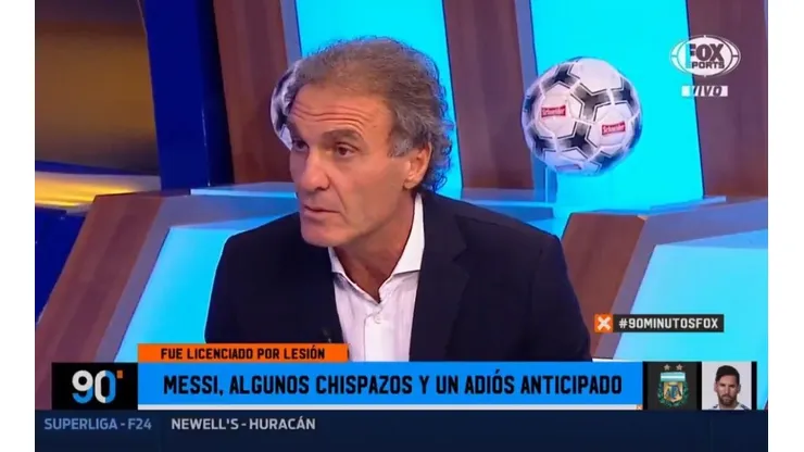 Oscar Ruggeri, sin pelos en la lengua.