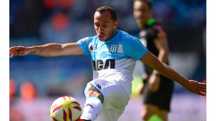 Marcelo Díaz con la camiseta de Racing.