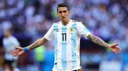 Di María en el Mundial de Rusia.