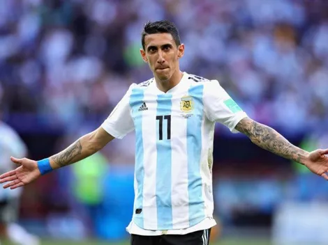 Se lesionó, pero Di María demostró que es el más agradecido por jugar en Argentina