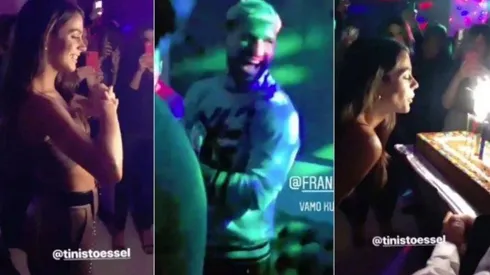 Kun Agüero estuvo de fiesta y terminó agasajado en el cumpleaños de Tini