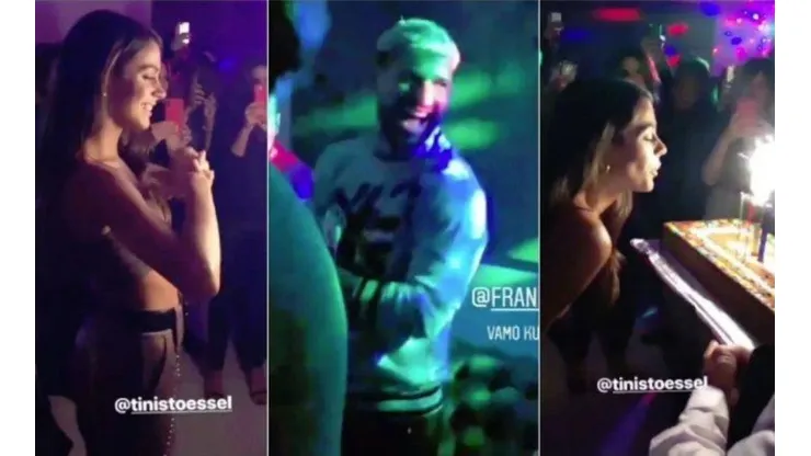 Kun Agüero estuvo de fiesta y terminó agasajado en el cumpleaños de Tini