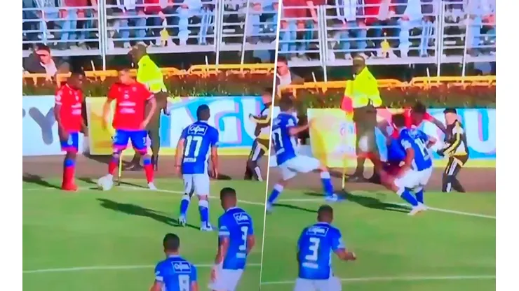 A lo Neymar: el lujo de Estupiñán que hizo enojar a todo Millonarios
