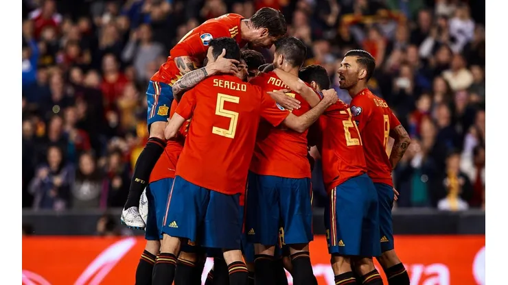España sumó sus primeros tres puntos.