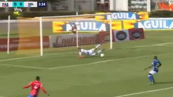 Para extrañar menos a Faríñez: Ramiro Sánchez voló y salvó a Millonarios a los 2'