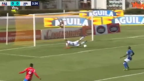 Para extrañar menos a Faríñez: Ramiro Sánchez voló y salvó a Millonarios a los 2'