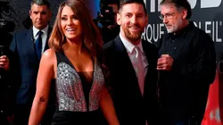 Antonella Roccuzo no aguantaba más, lo fue a buscar Messi y les sacaron una foto muy tierna
