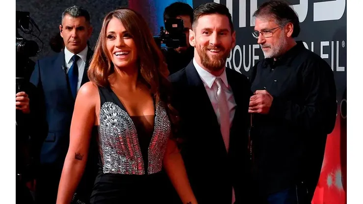 Antonella Roccuzo no aguantaba más, lo fue a buscar Messi y les sacaron una foto muy tierna