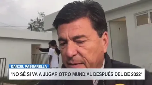 Daniel Passarella fue contundente.