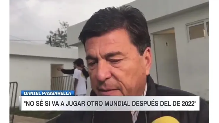 Daniel Passarella fue contundente.