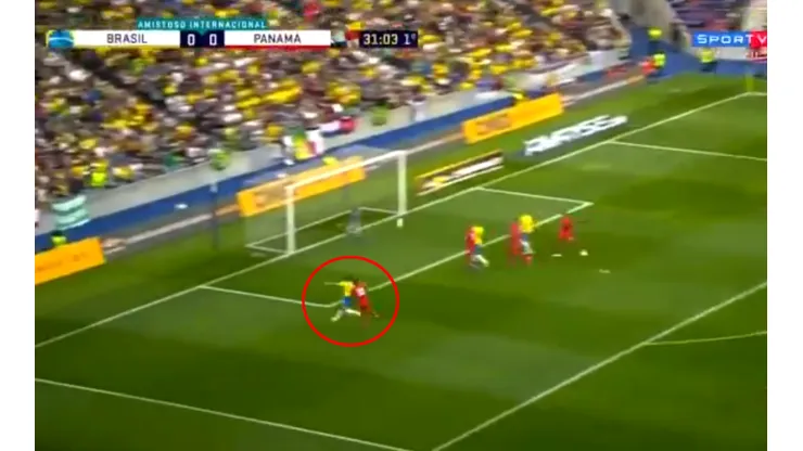 Paquetá fue de titular en Brasil y marcó su primer gol con la selección ante Panamá