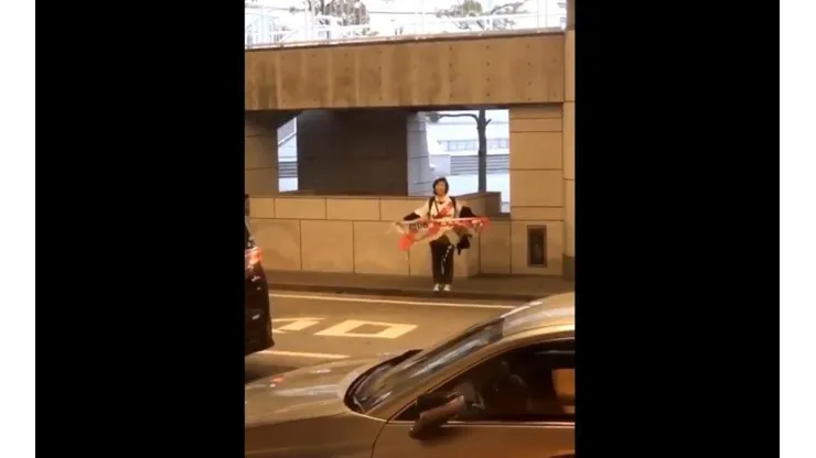 Falcao inmortalizó el momento.