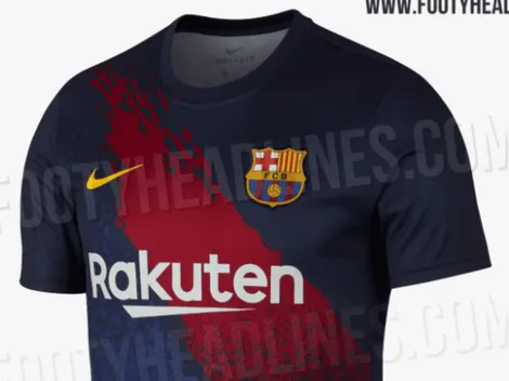 Ésta es hermosa: la camiseta de entrenamiento de Barcelona