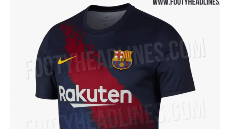 Foto camiseta de Barcelona.