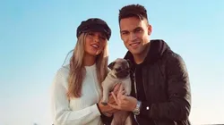 Lautaro y Agustina, dos enamorados.