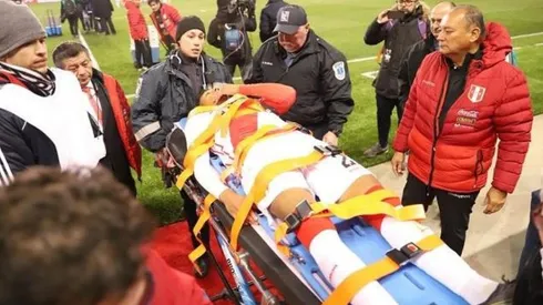 Muy preocupante: Christofer Gonzales salió lesionado